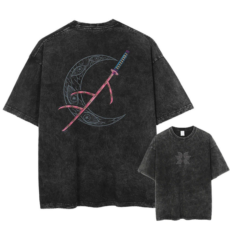 Demon Slayer Anime Printed Cotton T-Shirt